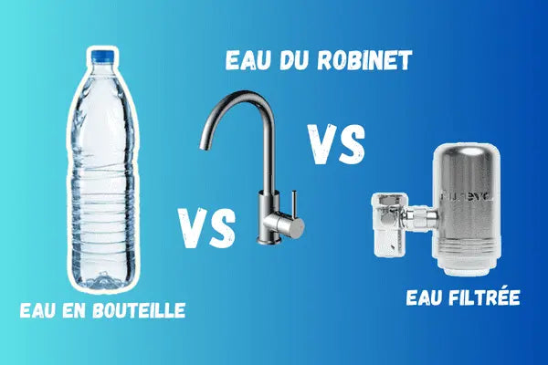 Eau en bouteille VS eau filtrée VS eau du robinet : que boire ? - Pureva