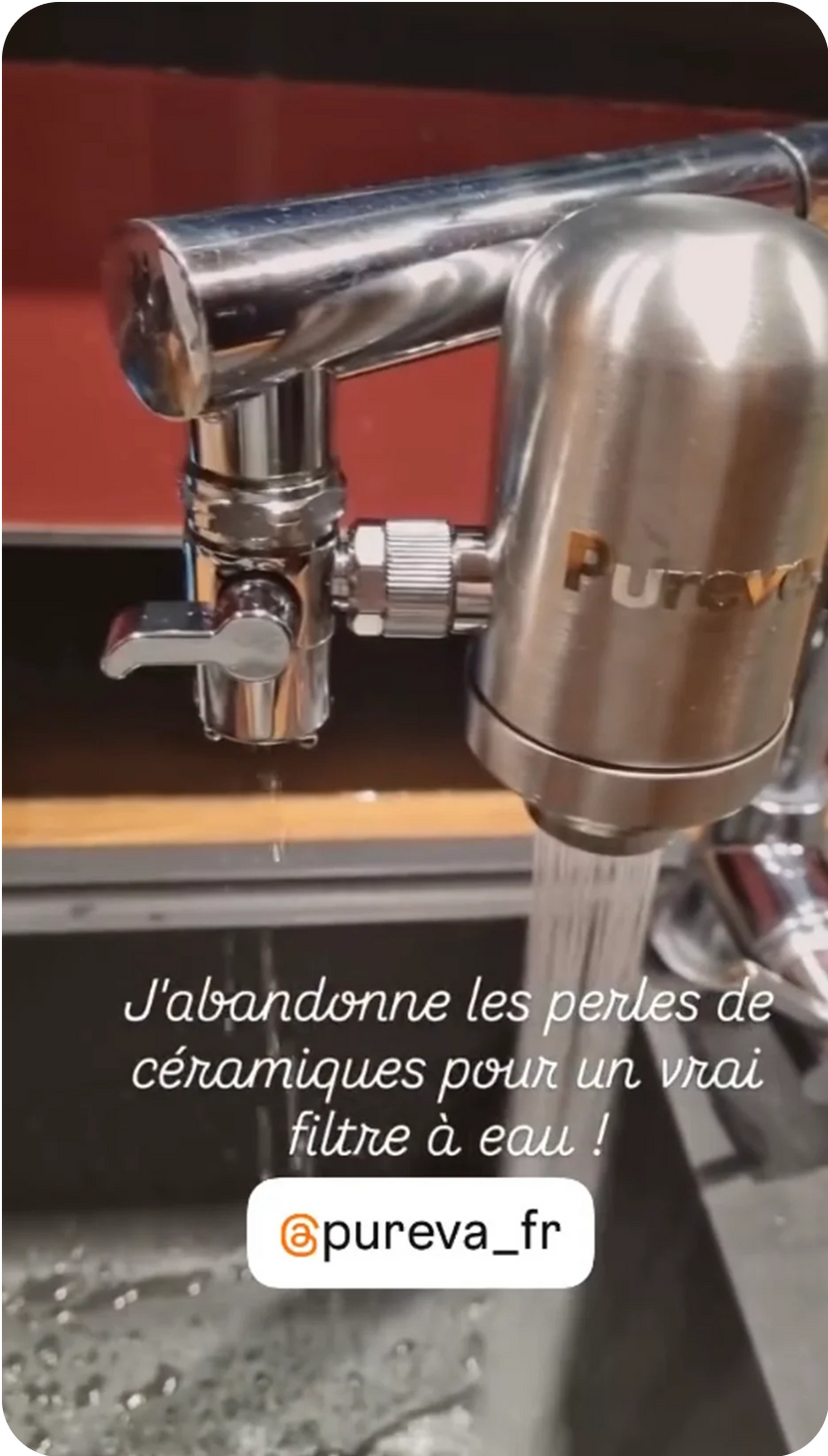 Pureva Filtre à Eau Pureva - Eau Filtrée au Robinet Chez Vous