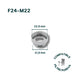 Adaptateur F24-M22 pour robinet (inclus) - Pureva