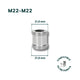 Adaptateur M22-M22 pour robinet (inclus) - Pureva